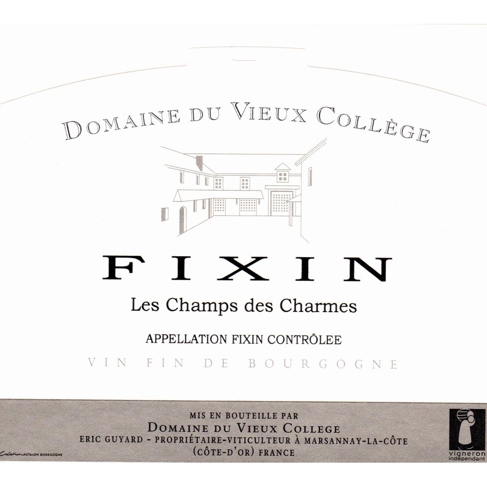 Vieux College Fixin Rouge Les Champs des Charmes 2022