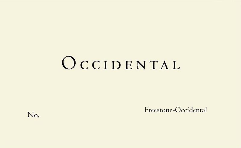 Occidental 2023 Freestone Pinot Noir