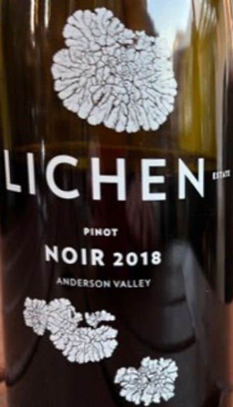Lichen Estate Pinot Noir, Anderson Valley