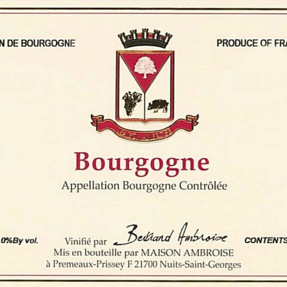 Ambroise 2021 Bourgogne Rouge