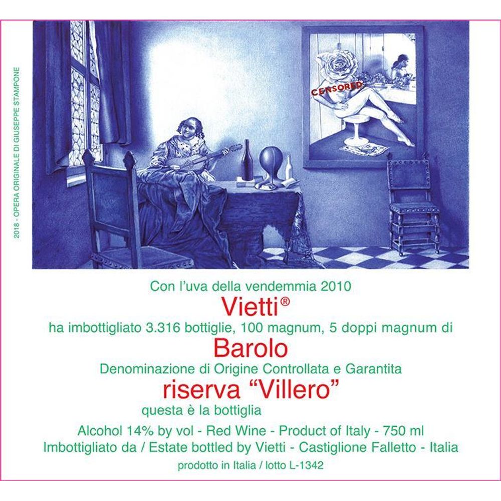 Vietti 2010 Barolo Riserva Villero