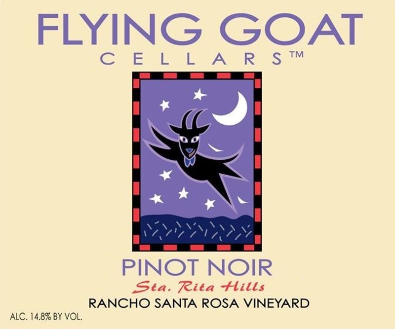Flying Goat 2018 Pinot Noir Rancho Santa Rosa vyrd