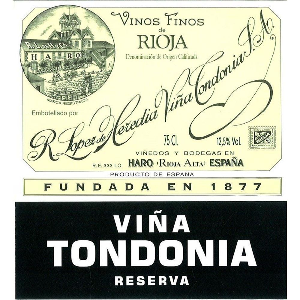 Lopez de Heredia 2012 Vina Tondonia Reserva