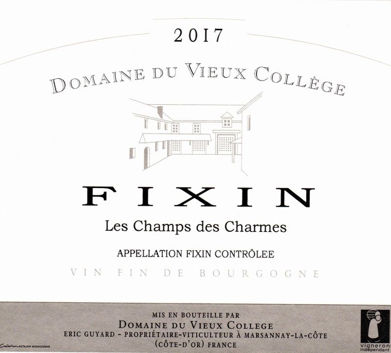 Vieux College Fixin Rouge Les Champs des Charmes 2022