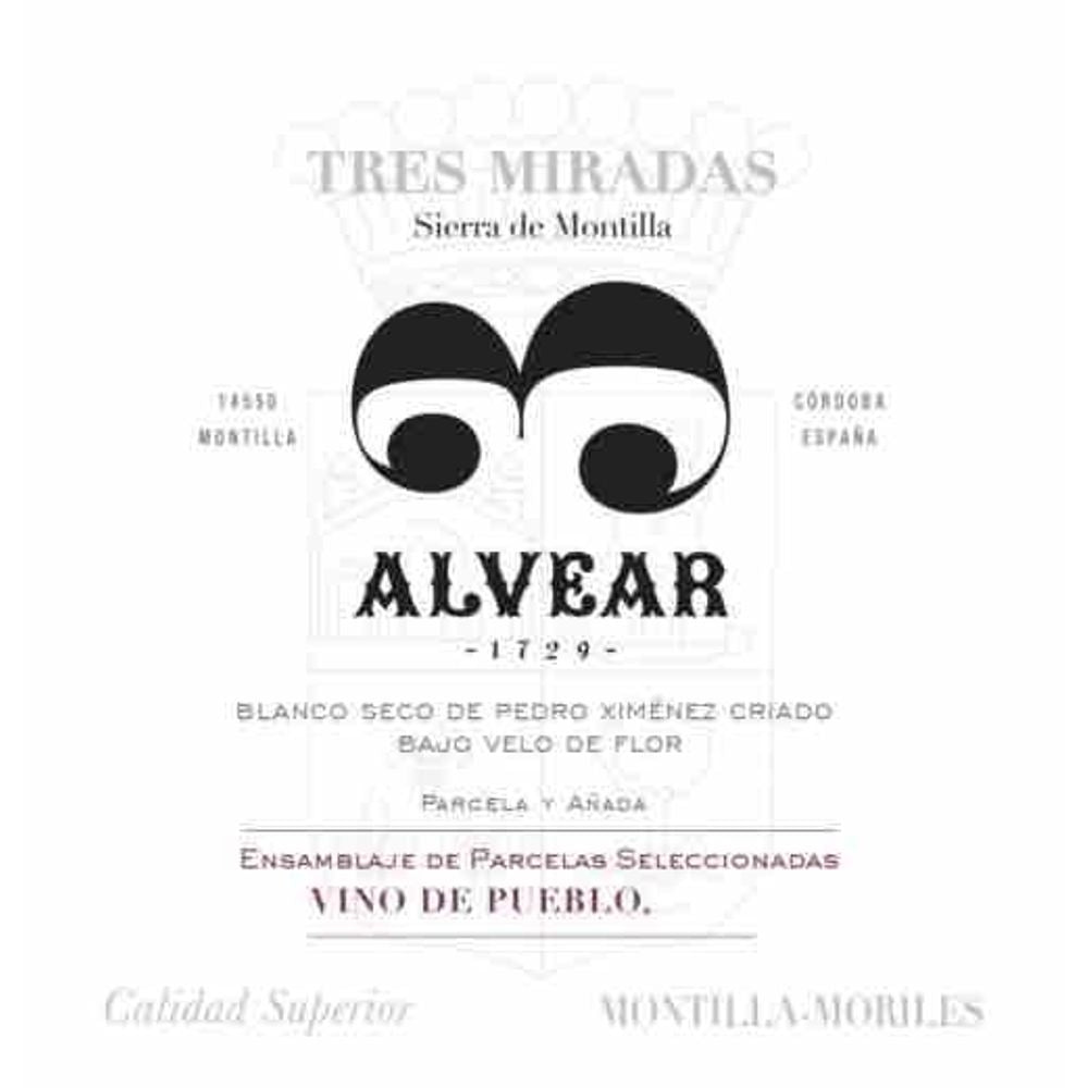 Alvear 2021 "Tres Miradas" La Vina de Antonin, Montilla-Moriles, Spain