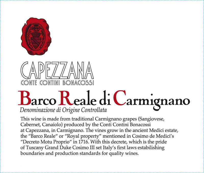 Tenuta di Capezzana 2022 Barco Real, Carmignano