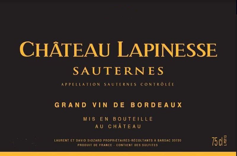 Lapinesse Sauternes, 375ml
