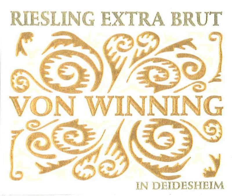 Von Winning Sekt Extra Brut Riesling