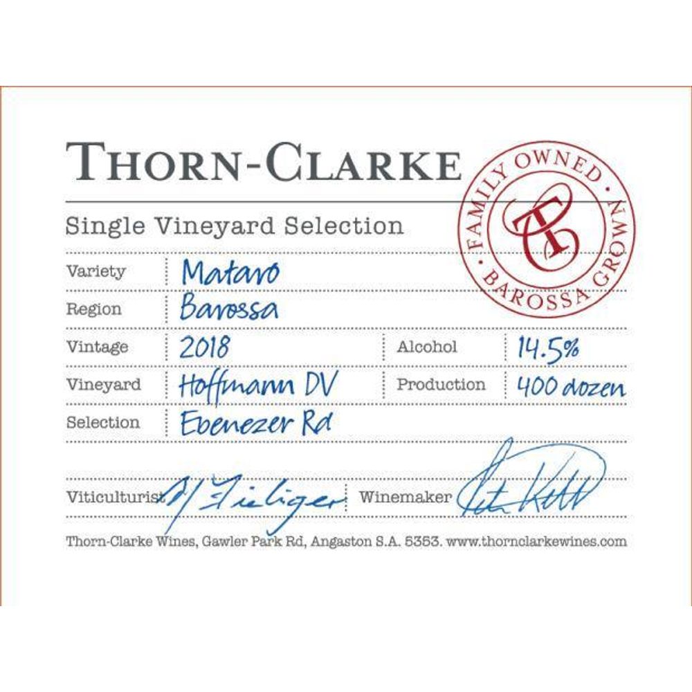 Thorn-Clarke Mataro/Mourvedre