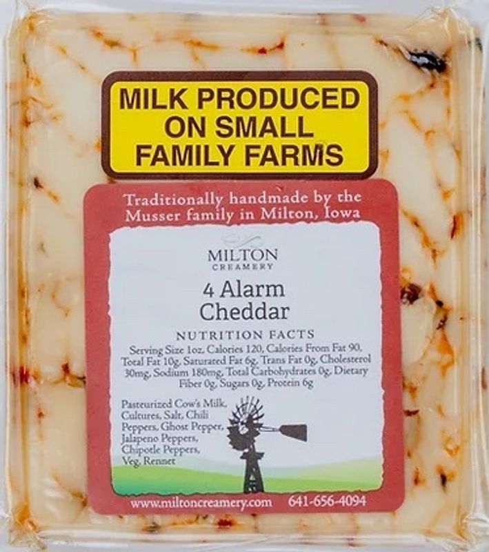 Milton 4 Alarm Cheddar 6oz