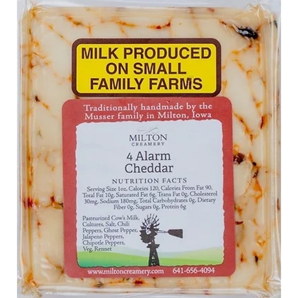 Milton 4 Alarm Cheddar 6oz