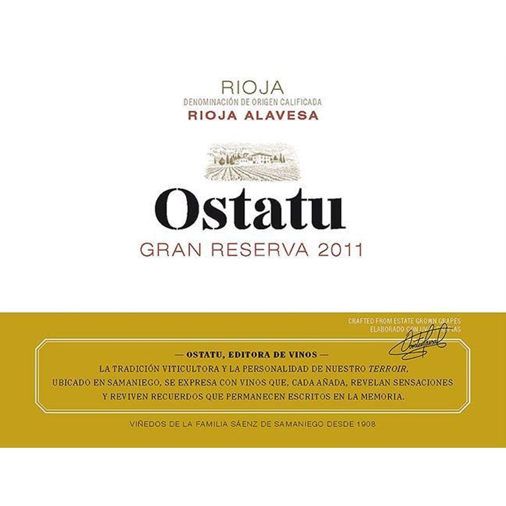 Bodegas Ostatu 2015 Rioja Gran Reserva