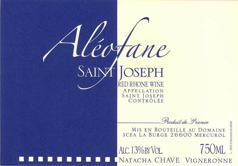 Aleofane 2020 St Joseph