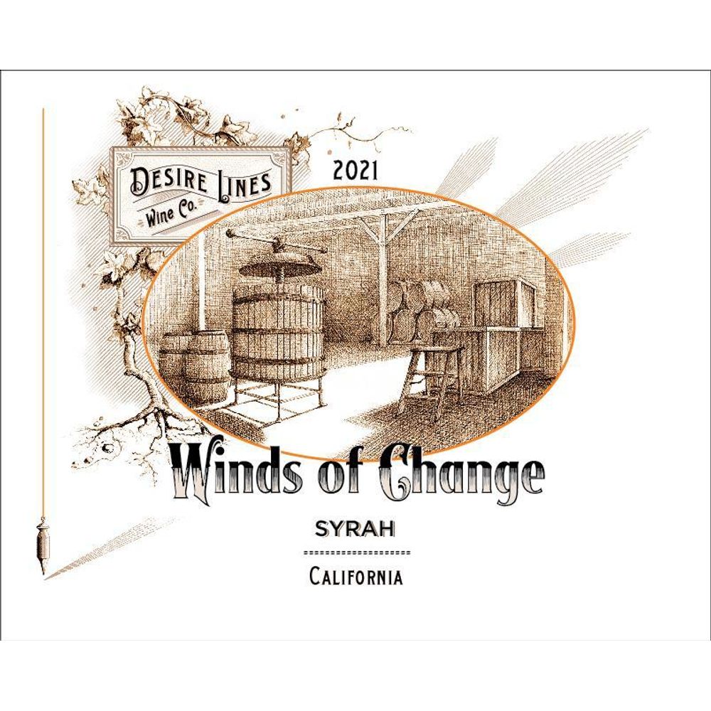 Desire Lines 2021 Winds of Change Syrah
