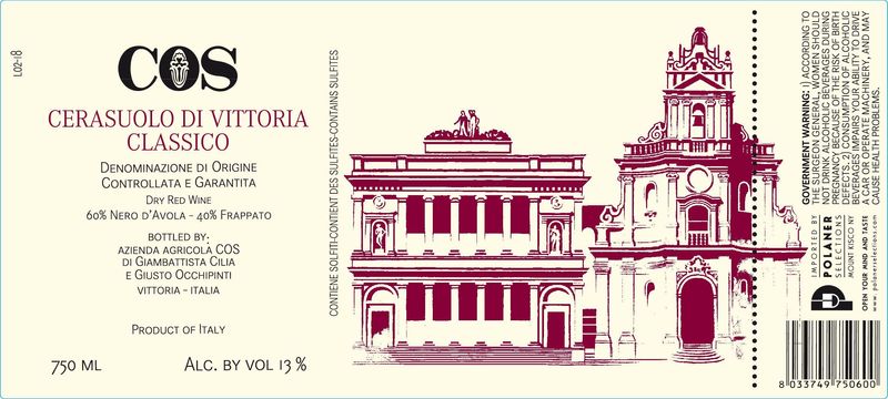 COS 2021 Cerasuolo di Vittoria Classico