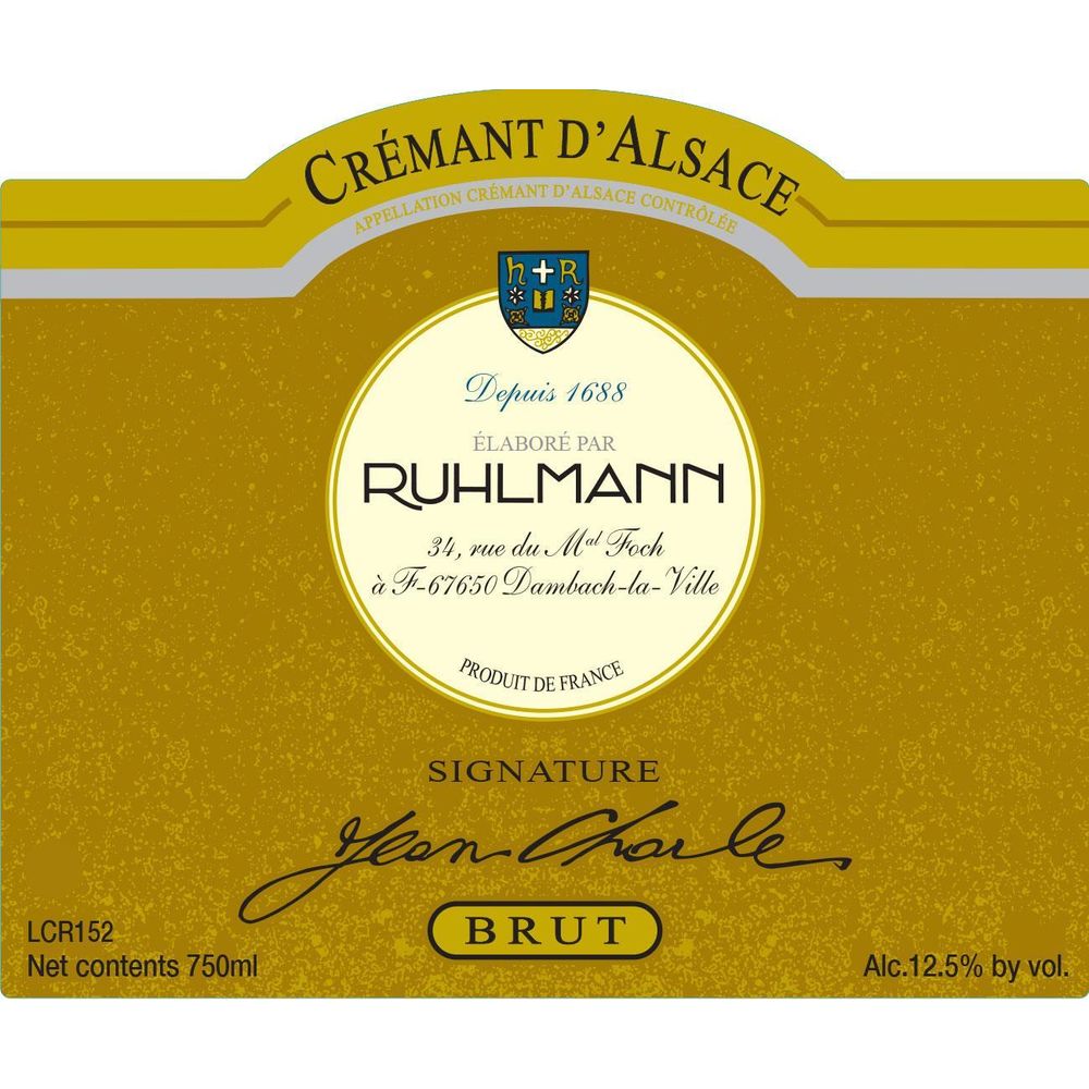 Ruhlmann Cremant d'Alsace Brut