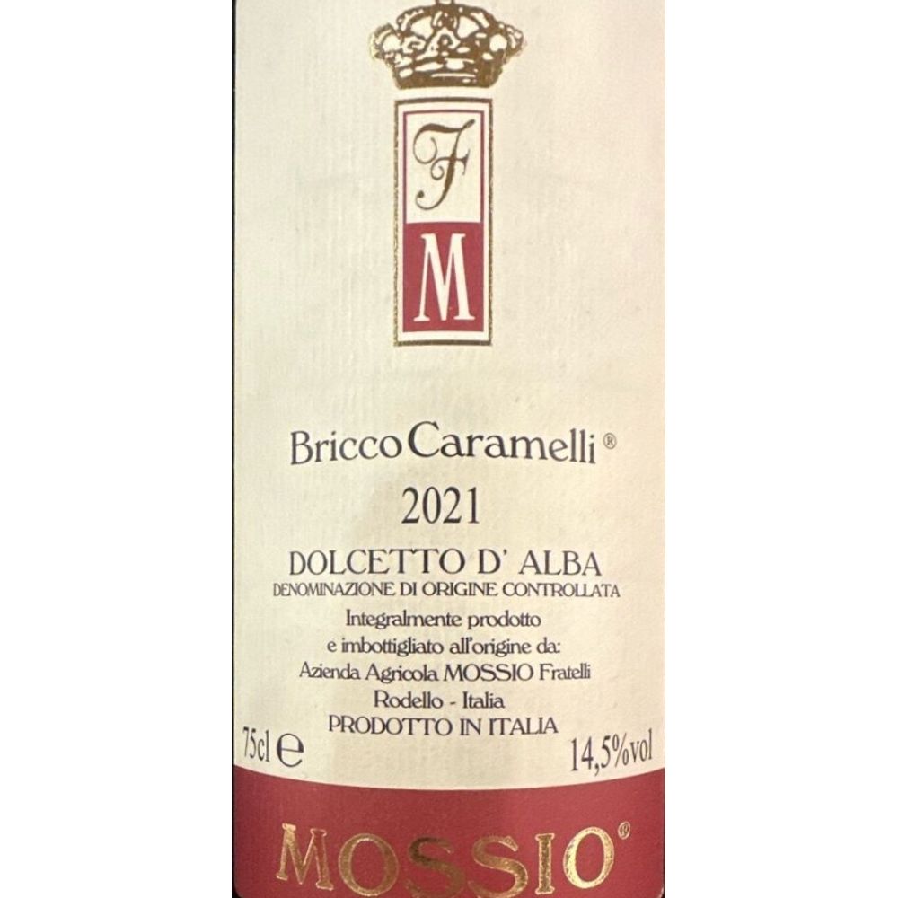 Mossio 2021 Dolcetto d'Alba Bricco Caramelli