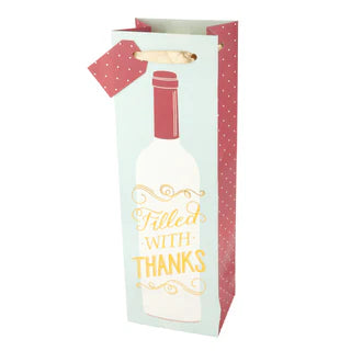 Wine Gift Bag: Thank You