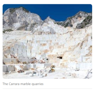 Cerrara Marble Quary in Liguria