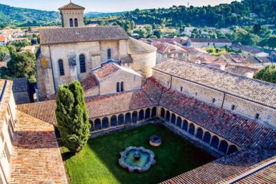 The abbey Saint-Hillaire in Limoux, France