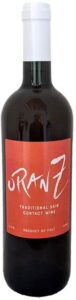 wine bottle: Oranz NV orange wine, Friuli Italy