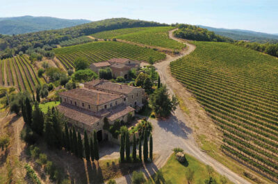 The Capanna estate, just North of Montalcino