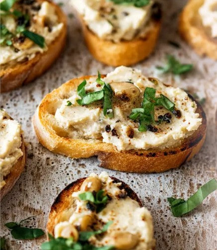 Recipe: White Bean Crostini (Appetizer)
