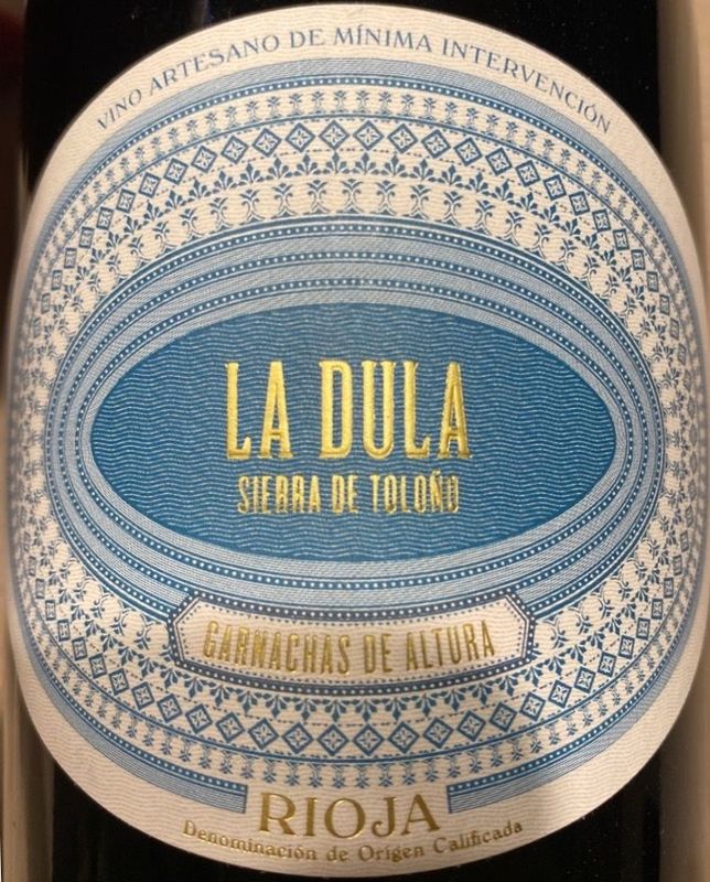 Sierra de Toloño 2023 Rioja La Dula Garnacha de Altura