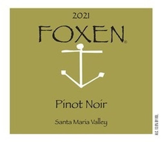 Foxen 2021 Pinot Noir, Santa Maria Valley