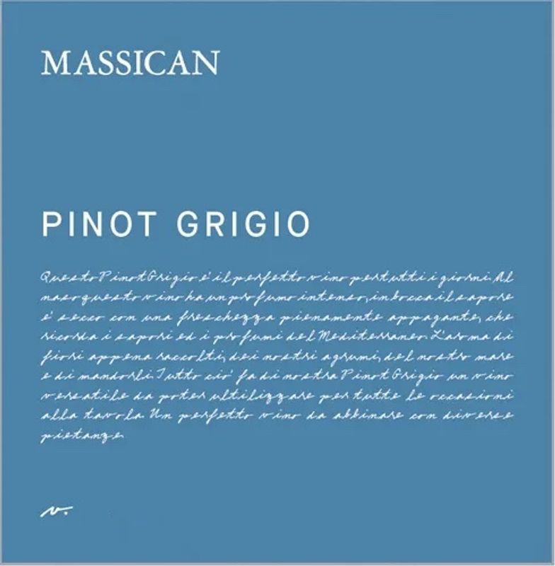 Massican Pinot Grigio 2024