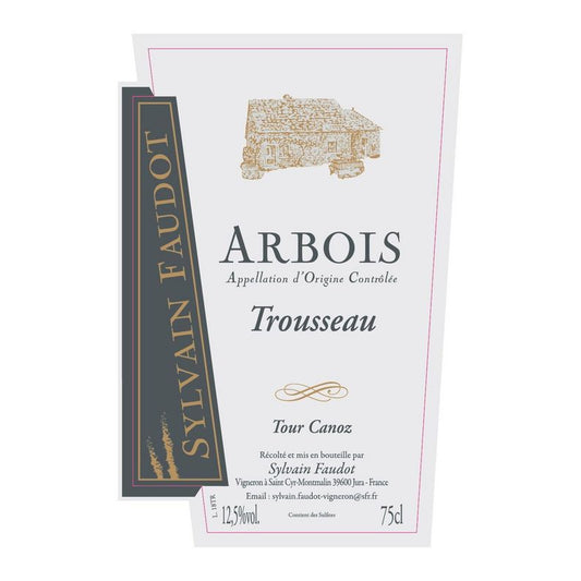 Domaine Faudot 2020 Arbois, Trousseau Tour Canoz