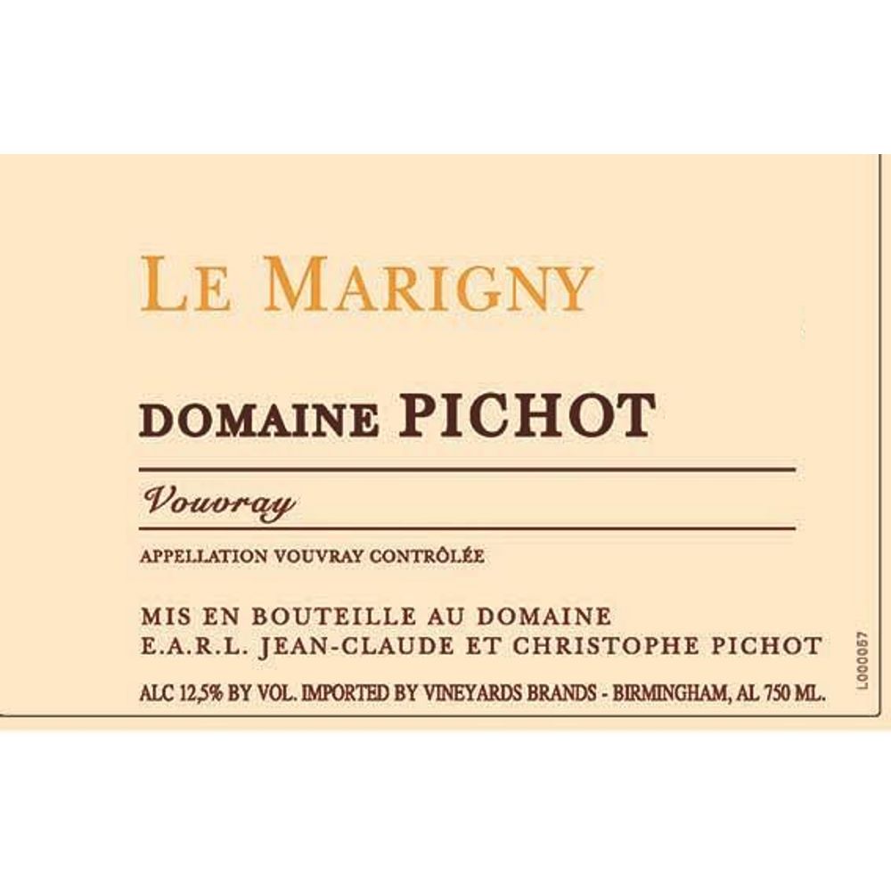 Domaine Pichot Vouvray Le Marigny 2022