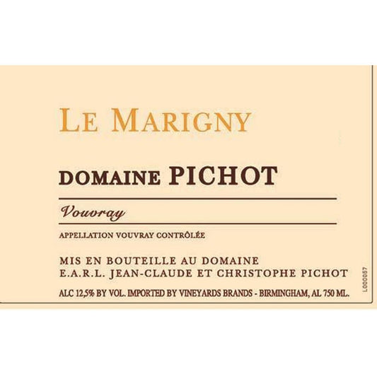 Domaine Pichot Vouvray Le Marigny 2022