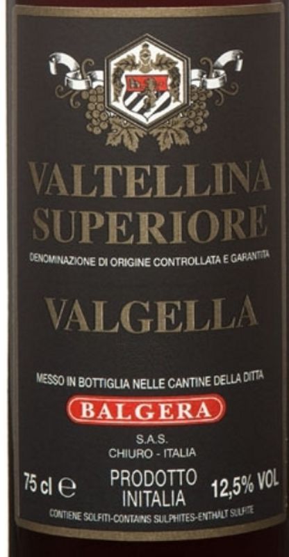 Balgera Superiore Valgella DOCG 2020