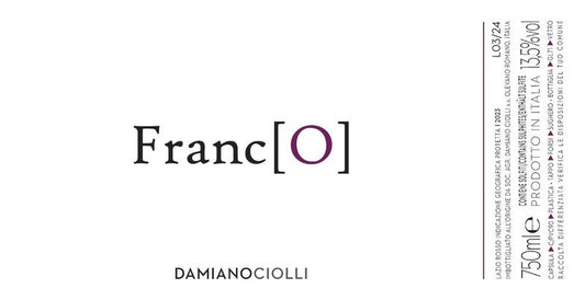 Damiano Ciolli 2023 Franc(o), Lazio IGT