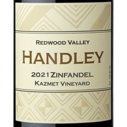 Handley  2021 Zinfandel Kazmet Vineyard, Redwood Vly