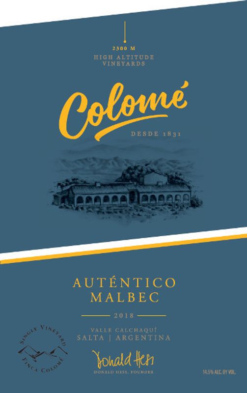 Colome 2023 Malbec 'Autentico'