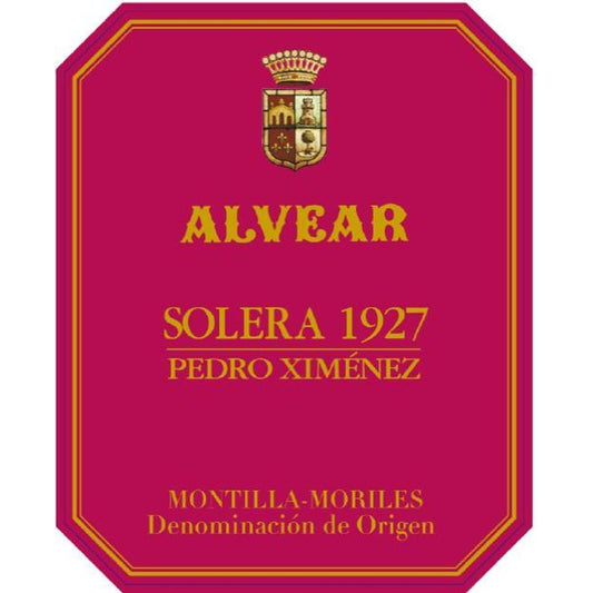Bodegas Alvear Pedro Ximenez Solera 1927 (375ml)