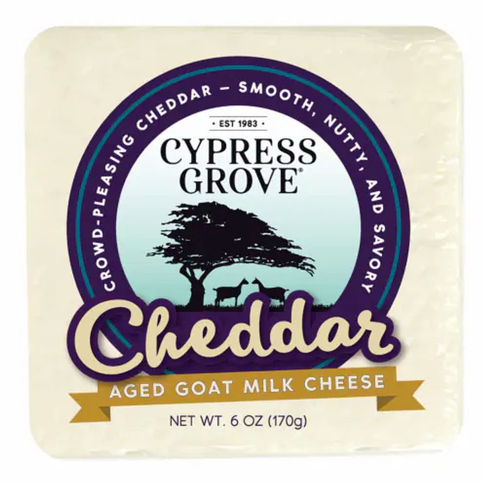 Cypress Grove Goat Cheddar 6oz Cryo
