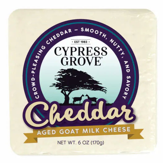 Cypress Grove Goat Cheddar 6oz Cryo