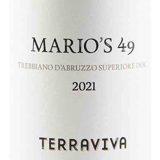 Terraviva "Mario's 49" Trebbiano d'Abruzzo Superiore DOC 2021