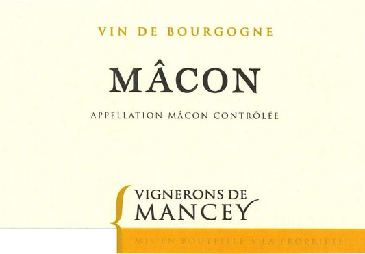 Cave des Vignerons de Mancey 2021 Macon Blanc