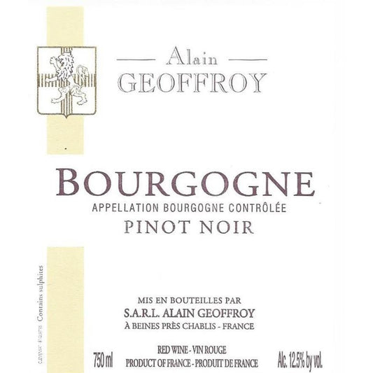 Alain Geoffroy Bourgogne Pinot Noir 2023
