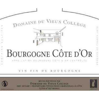 Dom du Vieux College 2022 Bourgogne Rouge Cote d'Or