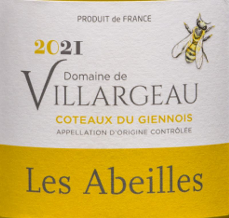 Domaine de Villargeau 2021 'Les Abeilles' Loire Valley Sauvignon Blanc