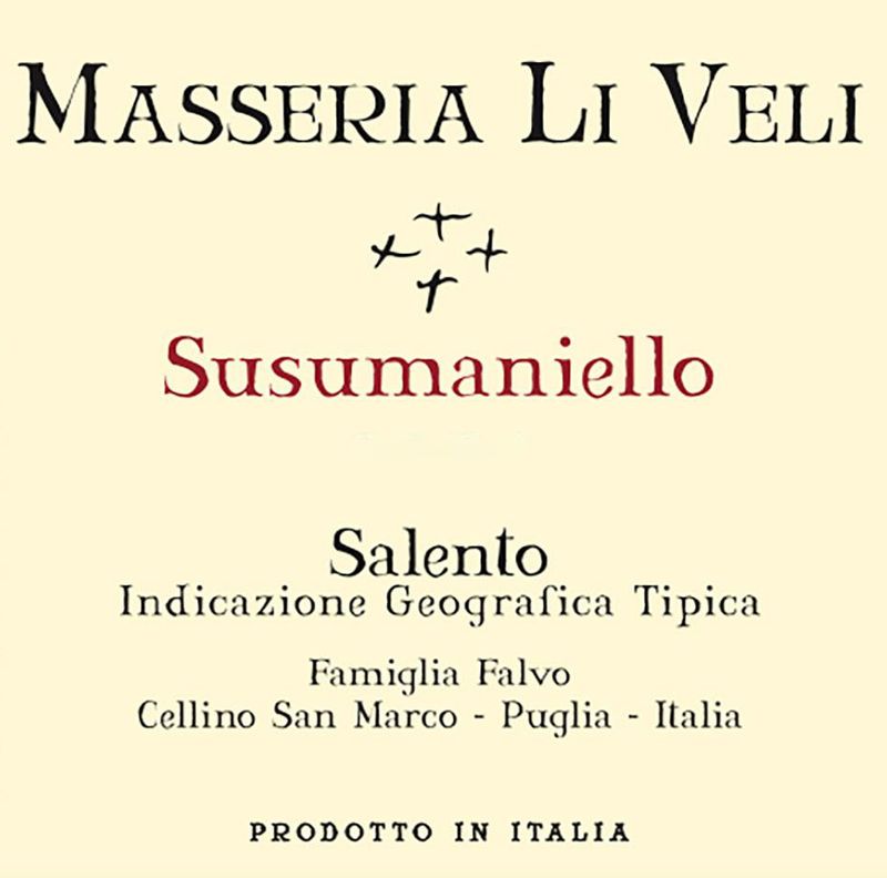 Masseria Li Veli 2023 "Askos" Susumaniello, Salento IGT