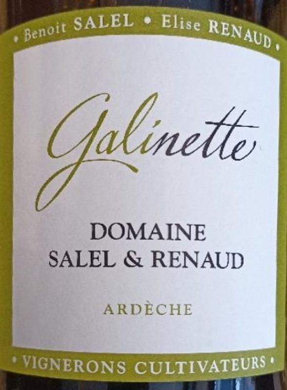 Salel & Renaud 2021 Galinette Blanc