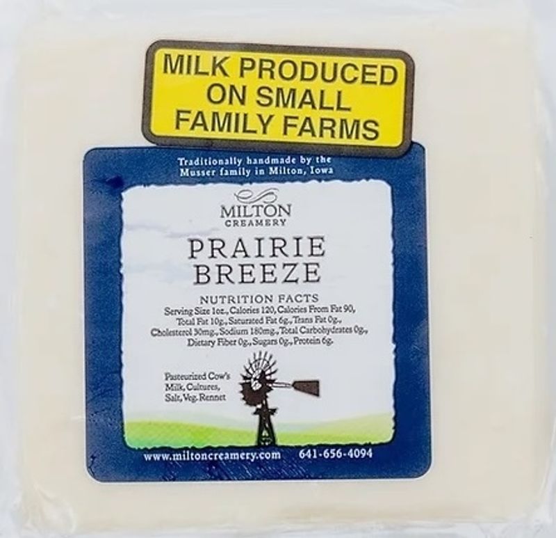 Milton Prairie Breeze Cheese 6oz