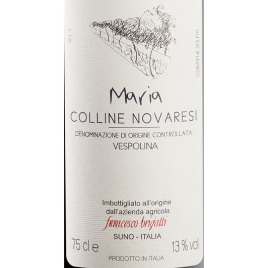 Francesco Brigatti 2022 'Maria' Vespolina, Colline Novaresi, Piedmont, Italy