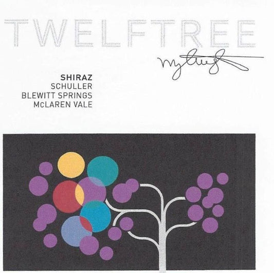 Twelftree 2010 Shiraz Blewitt Springs, McLaren Vale